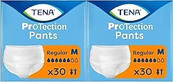 Tena Emici Külot Regular 6 Damla Orta Boy M 30'lu 2 Adet Hasta Bezi