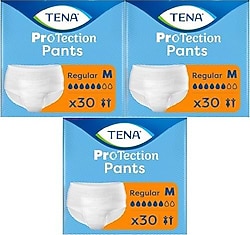 Tena Emici Külot Regular 6 Damla Orta Boy M 30'lu 3 Adet Hasta Bezi