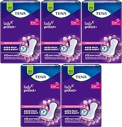 Tena Lady Maxi Night 8 Damla Gece 12'li 5 Adet Kadın Mesane Pedi