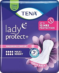 Tena Lady Maxi Night 8 Damla Gece 12'li Kadın Mesane Pedi