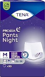 Tena Emici Külot Süper Night 7.5 Damla Orta Boy M 30'lu Hasta Bezi