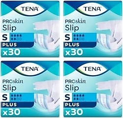 Tena Belbantlı Plus 6 Damla Küçük Boy S 30'lu 4 Adet Hasta Bezi