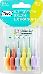 Tepe Extra Soft Karışık 6'lı Arayüz Fırçası