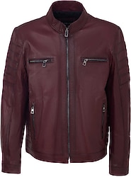 Tergan E23BDM310545-R4X Bordo Erkek Deri Mont