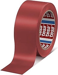 Tesa 60760 50 mm x 33 m Kırmızı Yer İşaretleme Bandı