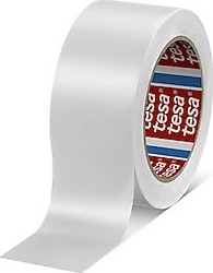 Tesa 60760 50 mm x 33 m Beyaz Yer İşaretleme Bandı