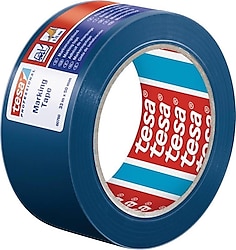 Tesa 60760 50 mm x 33 m Mavi Yer İşaretleme Bandı