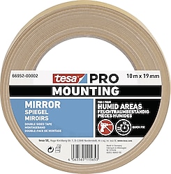 Tesa Pro 66952 10 m x 19 mm Çift Taraflı Bant