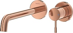 Teska Atlas E5709 Ankastre Rose Gold Lavabo Bataryası