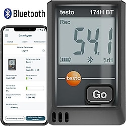 Testo 174H BT Mini Sıcaklık ve Nem Datalogger