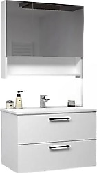 Teta Home Batum Beyaz 65 cm Banyo Dolabı Seti
