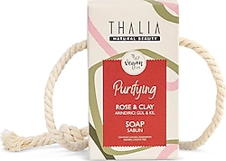 Thalia Arındırıcı Gül & Kil Özlü Doğal İpli Sabun 140 gr