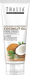 Thalia Coconut Oil Besleyici ve Onarıcı El Bakım Kremi 75 ml