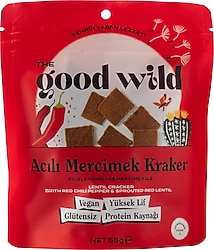 The Good Wild Glutensiz Acılı Mercimek Kraker 55 gr