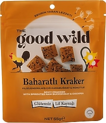 The Good Wild Glutensiz Baharatlı Kraker 55 gr
