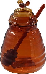 The Mia 13 cm Amber Bal Kavanozu