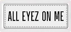 The Mia All Eyez On Me 35x16 cm Dikdörtgen Servis Tabağı