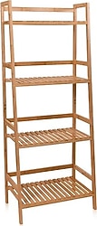 The Mia Bambu 120x49x32 cm 4 Katlı Düzenleyici Raf
