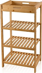 The Mia Bambu 75x40x30 cm 4 Katlı Düzenleyici Raf