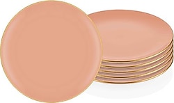 The Mia Basic 6'lı 19 cm Pasta Tabağı