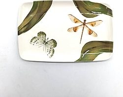 The Mia Blanche Dikdörtgen Servis Tabağı 33x21 cm