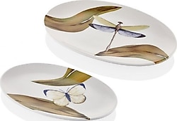 The Mia Blanche Oval Servis 2'li Set 29-26 cm BLN0010