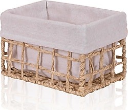 The Mia Braid Naturel 22x14 Hasır Organizer Sepet