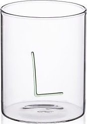 The Mia BRD0176 L Harfli 420 ml Cam Su Bardağı