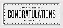 The Mia Congratulations 35x16 cm Dikdörtgen Servis Tabağı