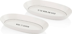 The Mia Daily Tunes 29 cm 2'li Oval Servis Set