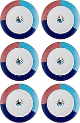 The Mia Eye 6'lı Servis Tabağı