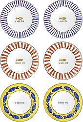 The Mia Fish 6'lı Pasta Tabağı