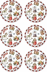 The Mia Globe 6'lı Pasta Tabağı 19 cm New028