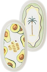 The Mia İtalian Summer ITL0018 23 cm 2'li Servis Tabağı
