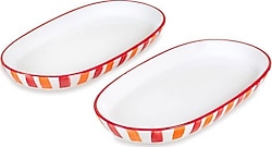 The Mia Joy 2'li 14x26 cm Oval Servis Tabağı