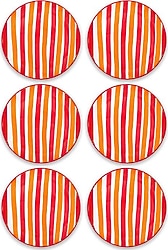 The Mia Joy 6'lı 19 cm Pasta Tabağı