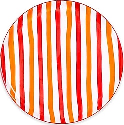 The Mia Joy Kırmızı 30 cm Yuvarlak Servis Tabağı