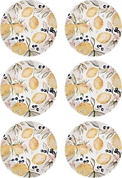 The Mia Limoncello 20 cm 6'lı Yemek Tabağı
