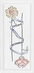 The Mia Luv LUV0016 35x16 cm Dikdörtgen Servis Tabağı