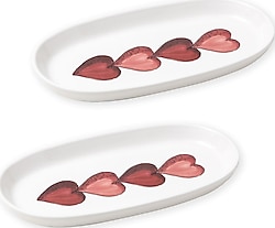 The Mia Luv LUV0019 26 cm 2'li Oval Servis Tabağı