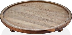 The Mia Natura Akasya 32 cm Ayaklı Servis Tabağı