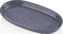 The Mia Noon Gri 2'li 17 cm Servis Tabağı