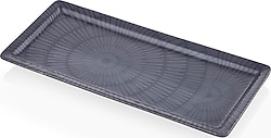 The Mia Noon Gri 35x16 cm Dikdörtgen Servis Tabağı
