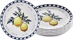 The Mia Odore Di Limone ODL004 26 cm 6'lı Servis Tabağı