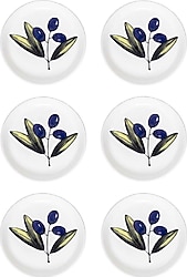 The Mia Olivos 10 cm 6'lı Seramik Çerezlik