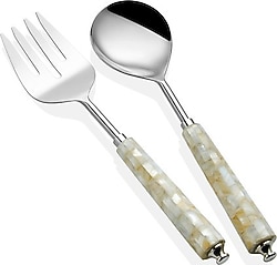 The Mia Pearl 2'li Salata Servis Seti