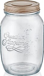 The Mia Quatrio 1100 ml Cam Kavanoz