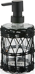 The Mia Rattan 330 ml Cam Sıvı Sabunluk