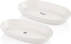 The Mia The Mia Summertime 29 cm 2'li Oval Servis Tabağı