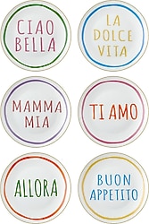 The Mia Ti Amo 6'lı Pasta Tabağı